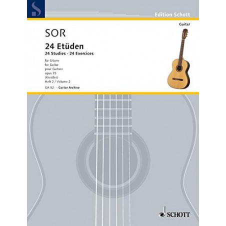 SOR 24 ETUDES OP.35 2 GA82