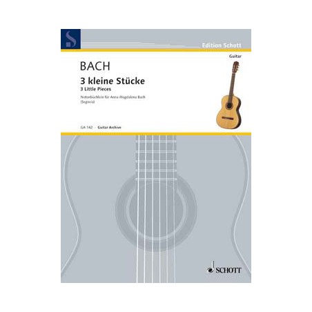 BACH 3 PETITES PIECES GA142