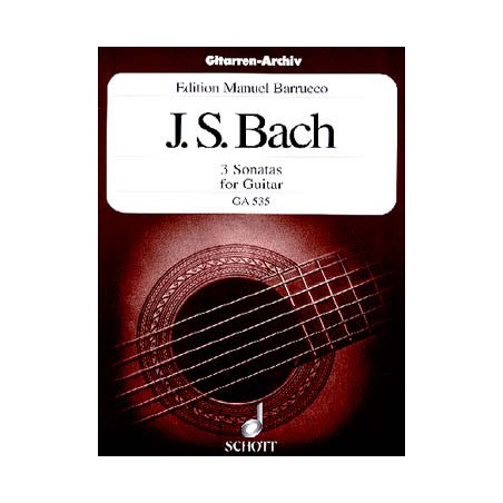 BACH 3 SONATES GA535