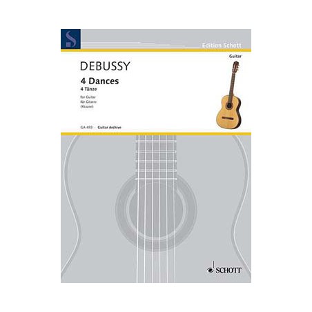 DEBUSSY 4 DANCES GA493