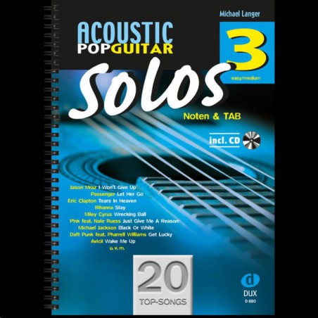 LANGER ACOUSTIC POPGUITAR SOLOS 3 D880