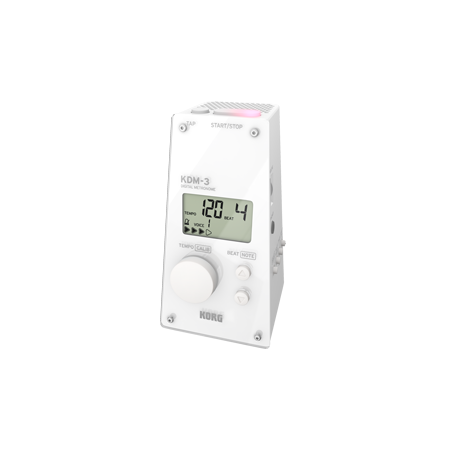 METRONOME KORG QUARTZ KDM3 BLANC