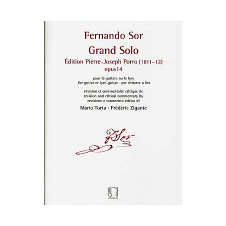 SOR GRAND SOLO - EDITION PIERRE PORRO  DF1596500