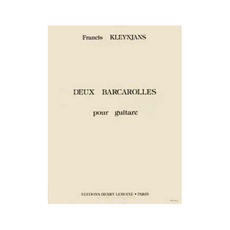 KLEYNJANS 2 BARCAROLLES  HL24749