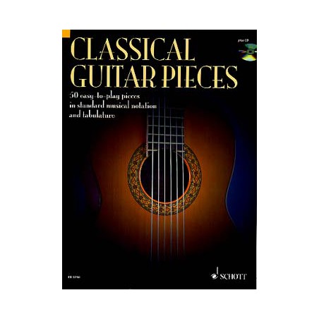 CLASSICAL GUITAR PIECES 50 EASY TO PLAY ED9710