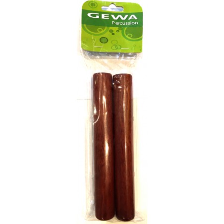 CLAVES GEWA PAIRE EN PALISSANDRE 20CM 827315