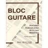 CAHIER BLOC TABLATURE GUITARE 