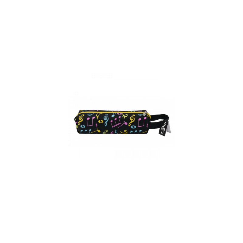 TROUSSE TISSU NOIRE NOTES EN COULEUR