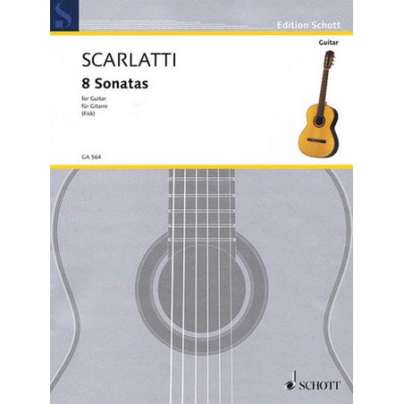 SCARLATTI 8 SONATES FISK GA564