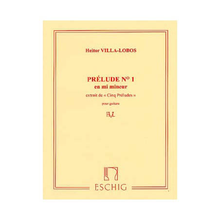 VILLA LOBOS PRELUDES 1 ZIGANTE DF 01657801