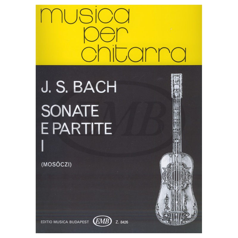 BACH SONATE E PARTITE 1 EMBZ8426