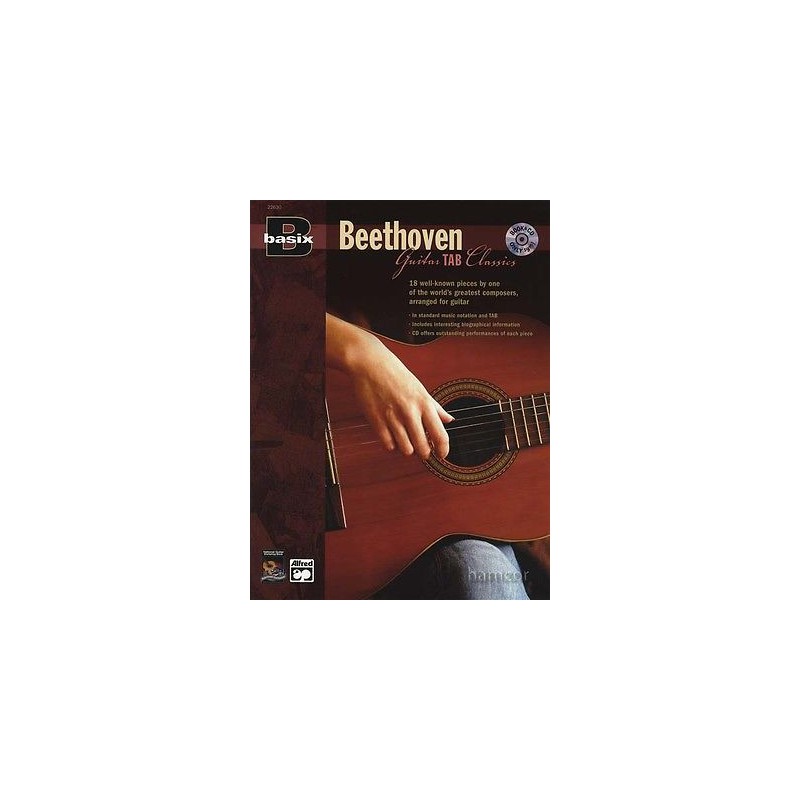 BASIX BEETHOVEN GUITAR TAB CLASSICS + CD  22630