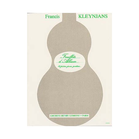 KLEYNJANS FEUILLETS D'ALBUM HL25425