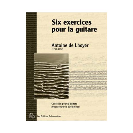 LHOYER 6 EXERCICES POUR LA GUITARE PALHEX