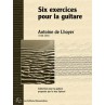 LHOYER 6 EXERCICES POUR LA GUITARE PALHEX