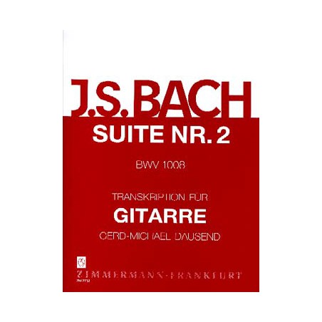 BACH SUITE VIOLONCELLE 2 DAUSEND BWV 1008 ZM27320