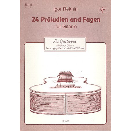 REKHIN 24 PRALUDIEN UND FUGEN BAND 1  