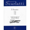 SCARLATTI 3 SONATES K113 K380 K466 DF15938