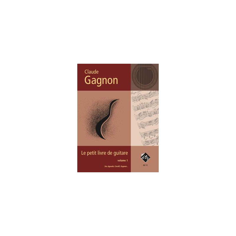 GAGNON PETIT LIVRE DE GUITARE 1 DZ11