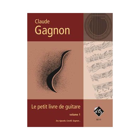 GAGNON PETIT LIVRE DE GUITARE 1 DZ11