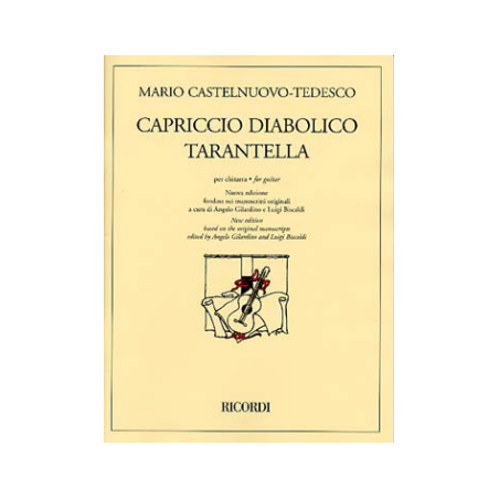 CASTELNUOVO TEDESCO CAPRICCIO ET TARANTELLA NR139620