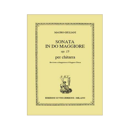 GIULIANI SONATA OP.15 EN DO MAGGIORE  SZ8426