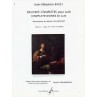 BACH SUITES POUR LUTH 2 GB4400