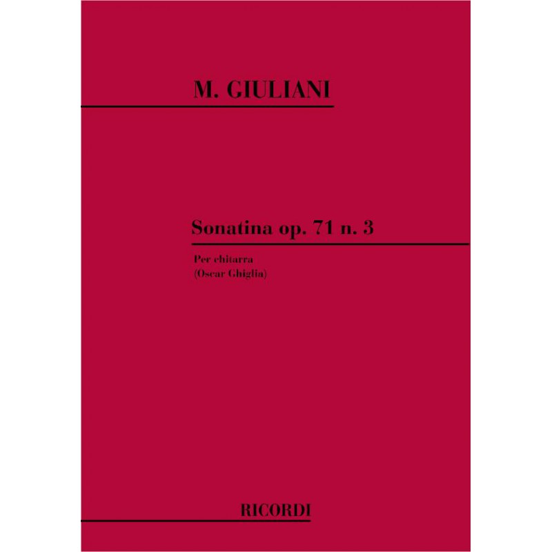 GIULIANI SONATINA PO71 N°3