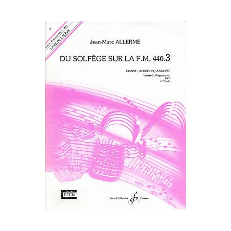 ALLERME FM 440.3 CHANT ANALYSE ELEVE