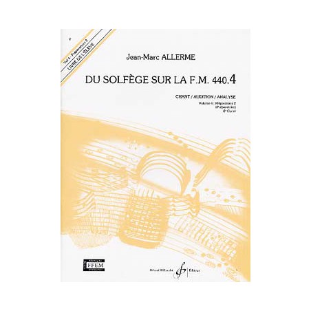 ALLERME FM 440.4 CHANT ANALYSE ELEVE GB5284