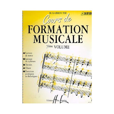 LABROUSSE COURS FORMATION MUSICALE 7