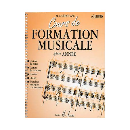 LABROUSSE COURS FORMATION MUSICALE 4