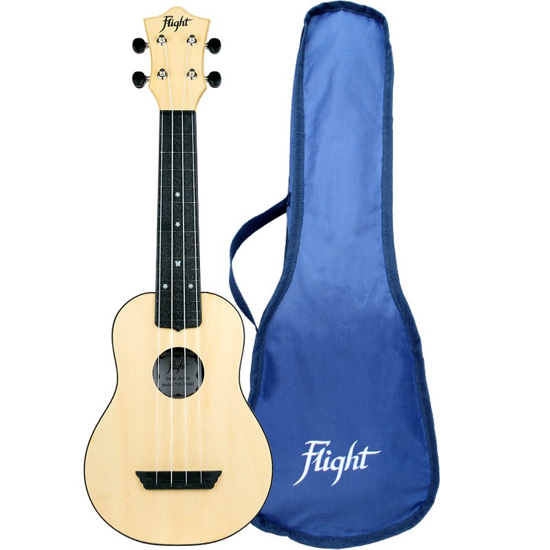 UKULELE FLIGHT SOPRANO ABS TRAVEL NATURAL TUS35NA