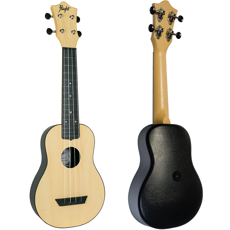 UKULELE FLIGHT SOPRANO ABS TRAVEL NATURAL TUS35NA