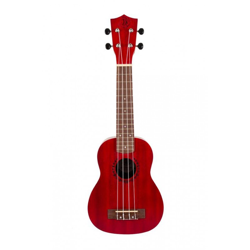 UKULELE FLIGHT SOPRANO BUMBLEBEE RED BUS23RD