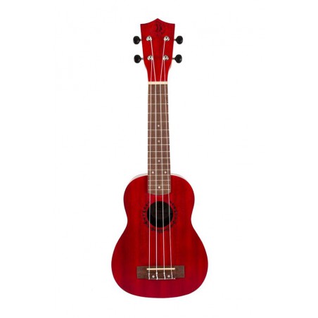 UKULELE FLIGHT SOPRANO BUMBLEBEE RED BUS23RD