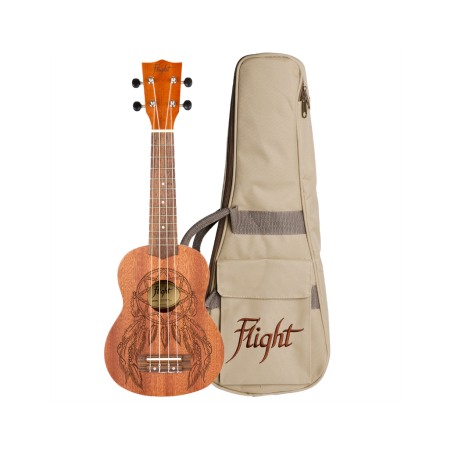 UKULELE FLIGHT SOPRANO DREAMCATCHER  NUS350DC