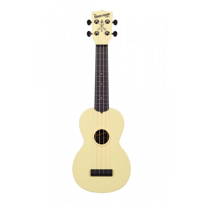 UKULELE KALA SOPRANO WATERMAN JAUNE PALE 