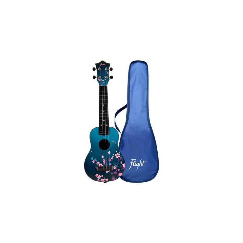 UKULELE FLIGHT SOPRANO ABS TRAVEL SAKURA AVEC HOUSSE TUS32