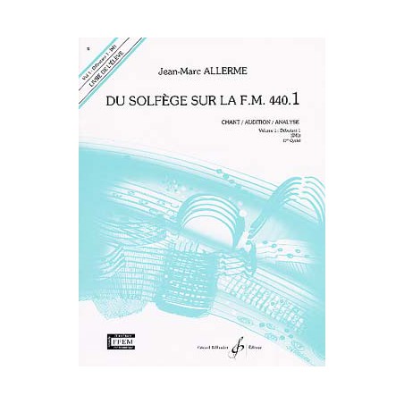 ALLERME FM 440.1 CHANT ANALYSE ELEVE