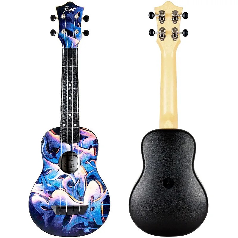 UKULELE FLIGHT SOPRANO ABS TRAVEL TUS40 GRAFFITI