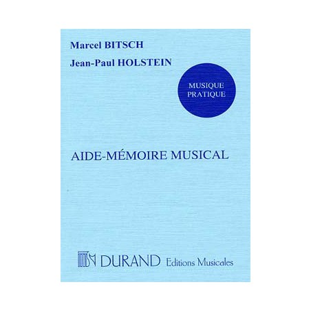 BITSCH AIDE MEMOIRE MUSICAL