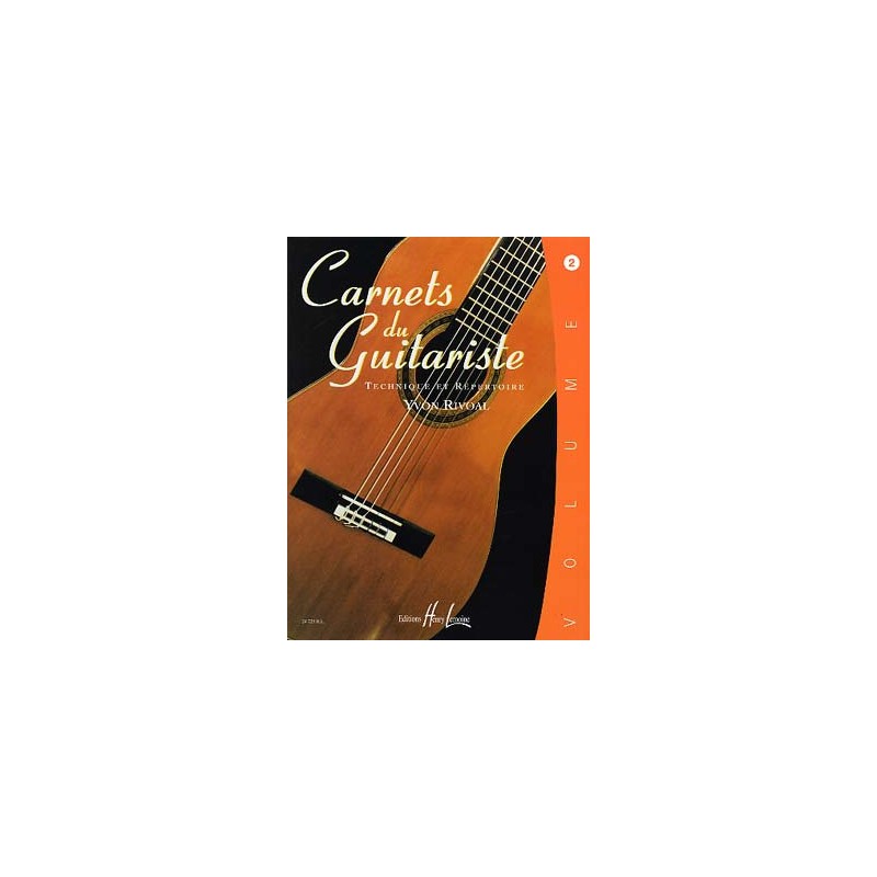 RIVOAL CARNETS DU GUITARISTE 2