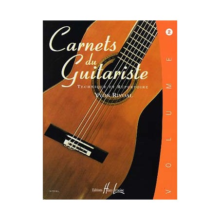 RIVOAL CARNETS DU GUITARISTE 2