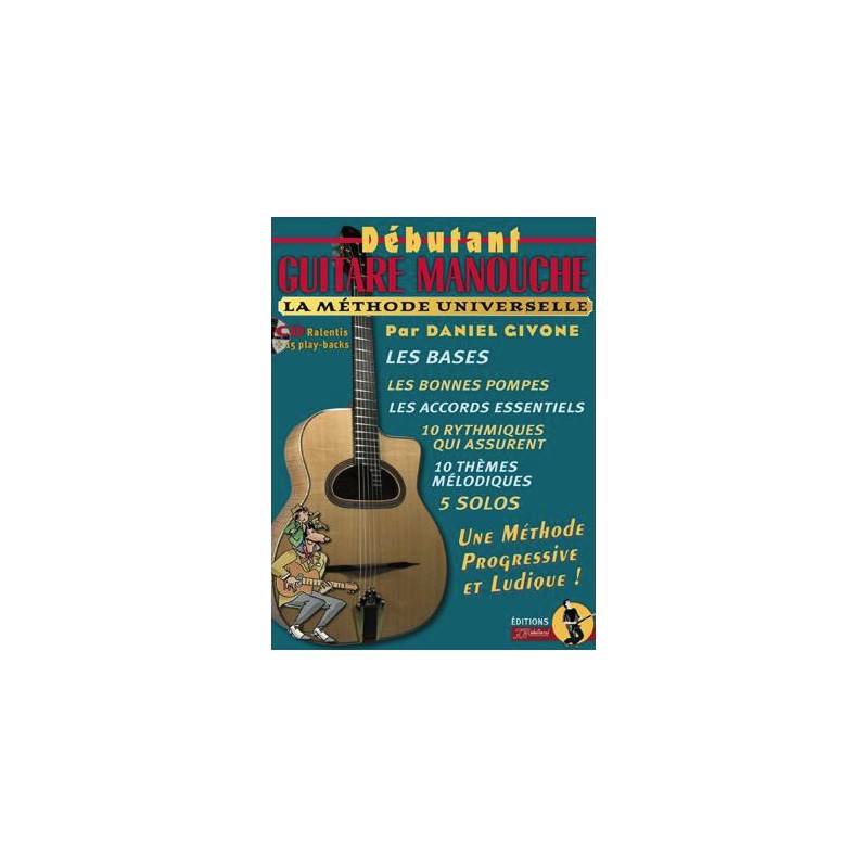 DEBUTANT GUITARE MANOUCHE + CD