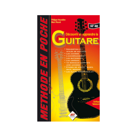 ROUX / HEUVELINNE  METHODE EN POCHE GUITARE  HIT18513 