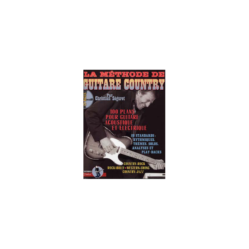 METHODE DE GUITARE COUNTRY + CD REBGC0611