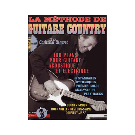 METHODE DE GUITARE COUNTRY + CD REBGC0611