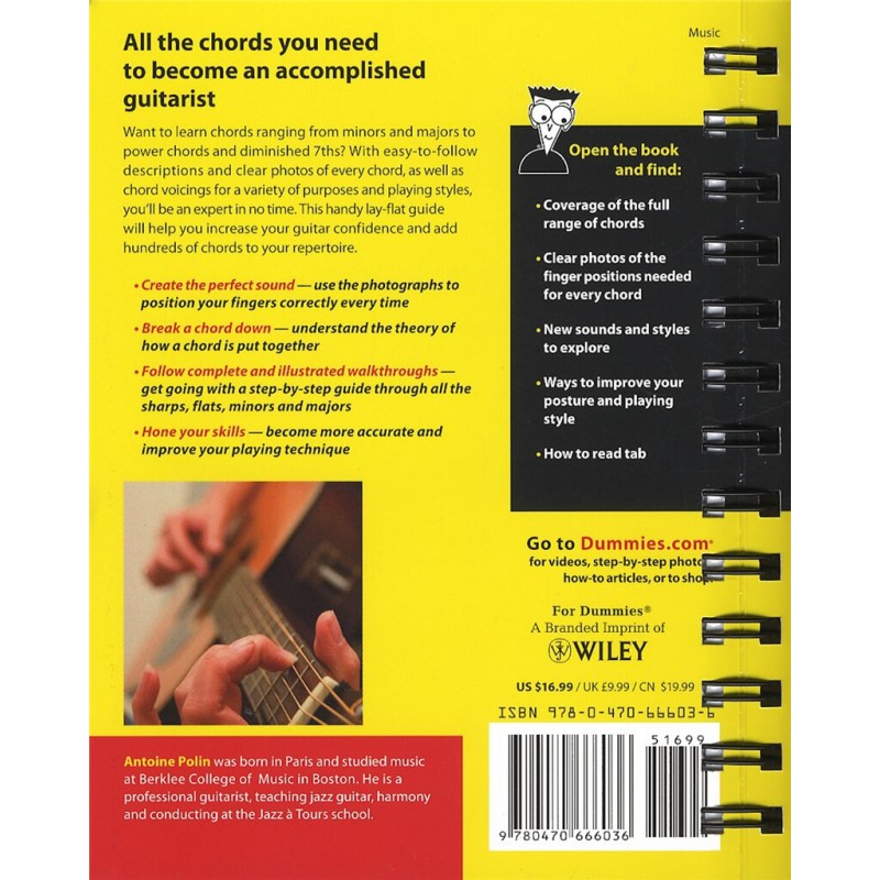 POLIN GUITAR CHORDS FOR DUMMIES 