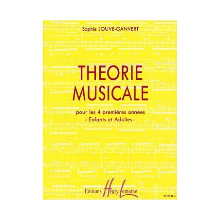 JOUVE GANVERT THEORIE MUSICALE 1